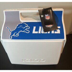 NWT Igloo Limited Edition NFL 7 Qt Little Playmate Cooler Detroit Lions
